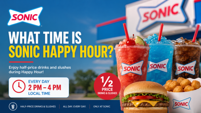 what time is sonic happy hour