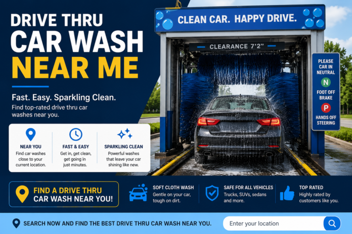 drive thru car wash near me