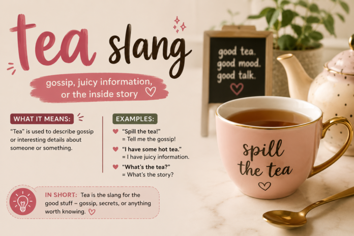 Tea Slang