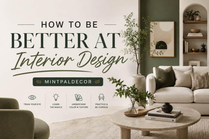 How to Be Better at Interior Design
