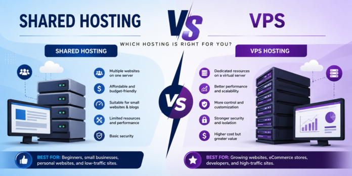 Shared Hosting vs VPS