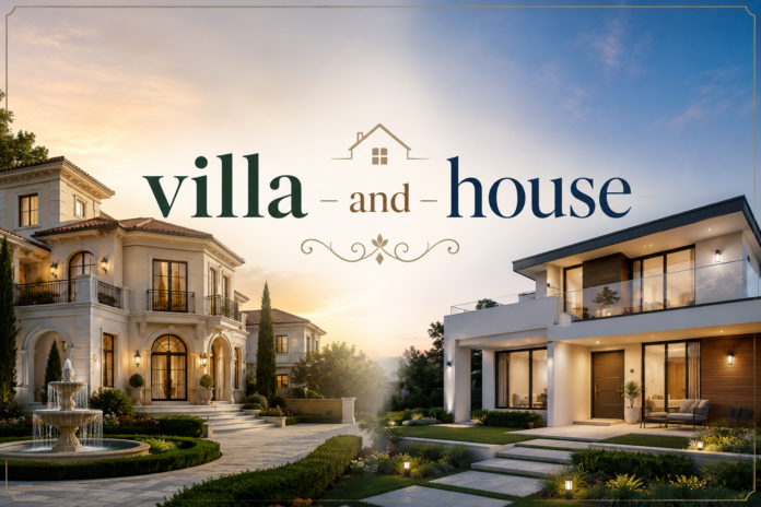 Villa and House