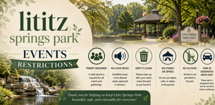 Lititz Springs Park Events Restrictions